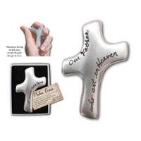 Palm Cross - Our Father Who Art in Heaven