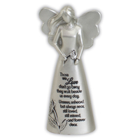 Angel Figurine Metal (125mm) - For those we love...
