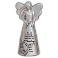 Angel Figurine Metal (125mm) - Friendship