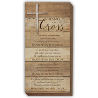Hang it on the Cross Wall Plaque