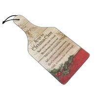 Christmas Tempered Glass Cutting Board - 150 x 325mm