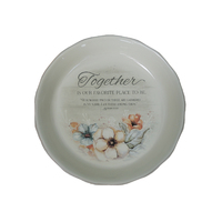 Pie Ceramic Plate - Together in our place....