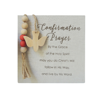 Confirmation Prayer Plaque w/Accents