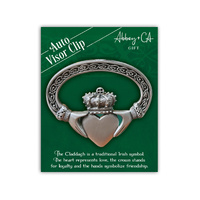 Visor Clip Pewter Claddagh