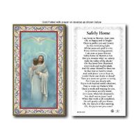 Holy Card 734  - Safely Home - Gold Edge