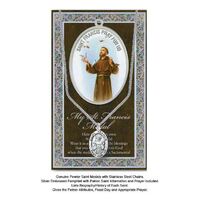 Biography Leaflet with Pendant - St Francis