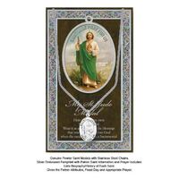 Biography Leaflet with Pendant - St Jude