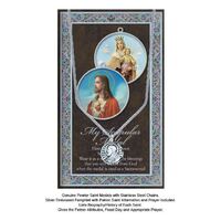 Biography Leaflet with Pendant - Scapular