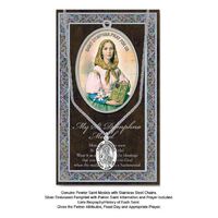 Biography Leaflet with Pendant - St Dymphna