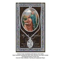 Biography Leaflet with Pendant - St Matthew