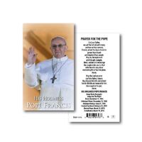 Holy Cards Pope Francis
