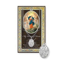 Biography Leaflet with Pendant - Our Lady Untier of Knots