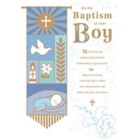 Card - Baptism Boy