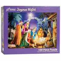 Christmas Jigsaw Puzzle Joyous Night (100 Pieces)