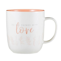 Ceramic Mug: Heart & Soul, Do All Things With Love  (398ml)