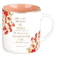 Ceramic Mug When She Speaks  (420 Ml)