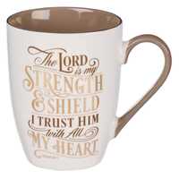 Ceramic Mug: The Lord is My Strength (355ml)