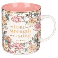 Ceramic Mug : The Lord is My Strength and My Song (414 ML)