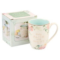 Ceramic Mug: Walk By Faith (2 Cor. 5:7)(355ml)