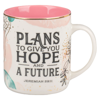 Ceramic Mug: Plans to Give You Hope (414 Ml)