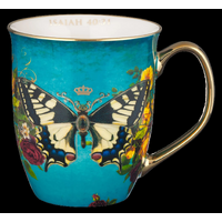 Ceramic Mug, 473ml: Hope Teal Butterfly (Isaiah 40:31)