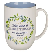 Ceramic Mug Noble Things White (440 ml)