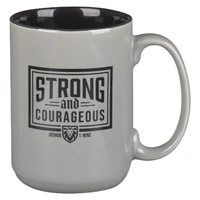 Ceramic Mug Strong and Courageous Dad (325ml)