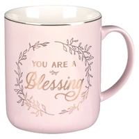 Ceramic Mug You Are A Blessing Pink (414 ml)
