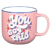 Ceramic Mug You Got This, Pink (440 ml)