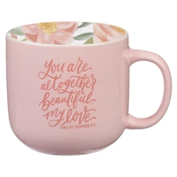 Ceramic Mug: Pink You Are Altogether Beautiful Song 4:7