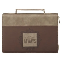 Bible Cover Medium: Fashion, I am With You Always