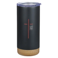 Stainless Steel Tumbler: Man of God Black