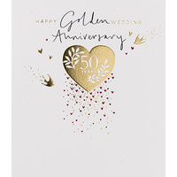 Card - Golden (50) Wedding Anniversary