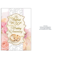 Card - 50th Wedding Anniversay
