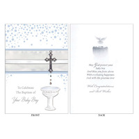 Card - To Celebrate the Baptism of your Baby Boy