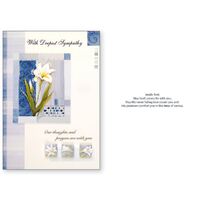 Card - Deepest Sympathy  - Hand Crafted