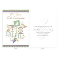 Card - Communion with Insert Symbolic