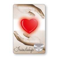 Laminated Prayer Card - Friendship Heart