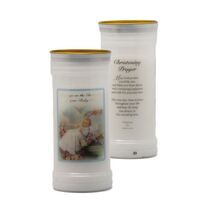 Devotional Candle - Christening Boy