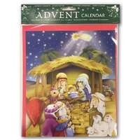 Advent Calendar With Glitter - Sold Individually