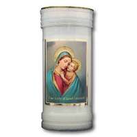 Candle 86S - Our Lady of Good Counsel