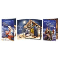 Christmas Pop Up Nativity Cards - 2 Designs