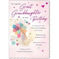 Card- Birthday - Great Granddaughter