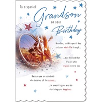 Card - Birthday Grandson Bike