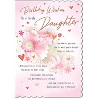 Card - Daughter - Flowers