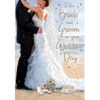 Card - Wedding Couple Beach