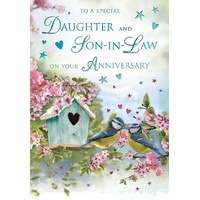 Card - Anniversary Daughter and Son-in-Law