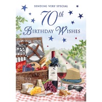 Card - 70th Birthday Picnic
