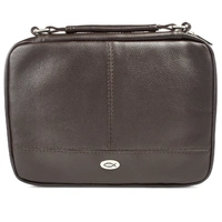 Bible Cover Medium Two-Fold Luxleather Organizer Brown