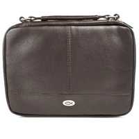 Bible Cover Small Two-Fold Luxleather Organizer Brown